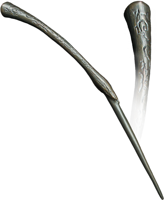 Bellatrix Lestrange's Wand Prop Replica Main Image - Bellatrix Lestrange Wand Length (555x671), Png Download