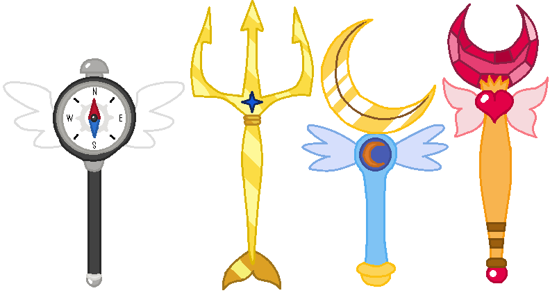 Original By - Jgss0109 - Deviantart - Com/art/co Jgss0109 - Star Vs The Forces Of Evil All Wands (792x422), Png Download