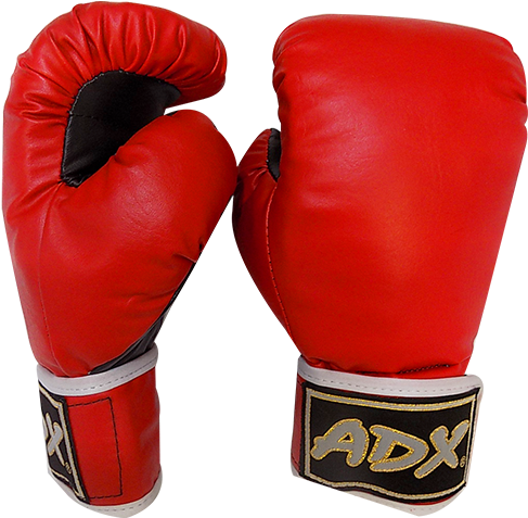 Par De Guantes Para Boxeo Rojo - Guantes De Box Rojos Png (500x500), Png Download