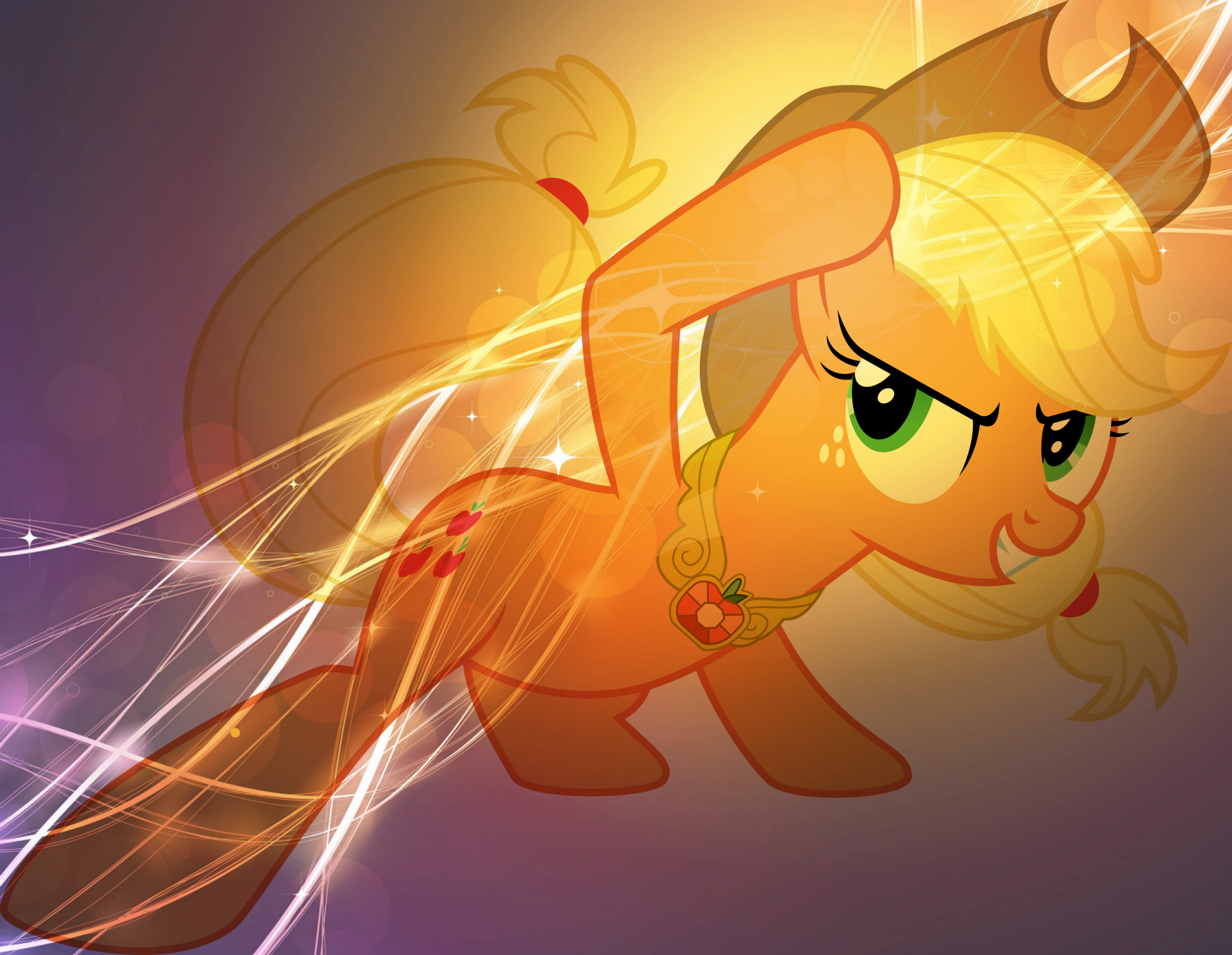 Applejack Sliding In Orange Light Trails Effect - Catia V5 Tips And Tricks [book] (1750x1357), Png Download