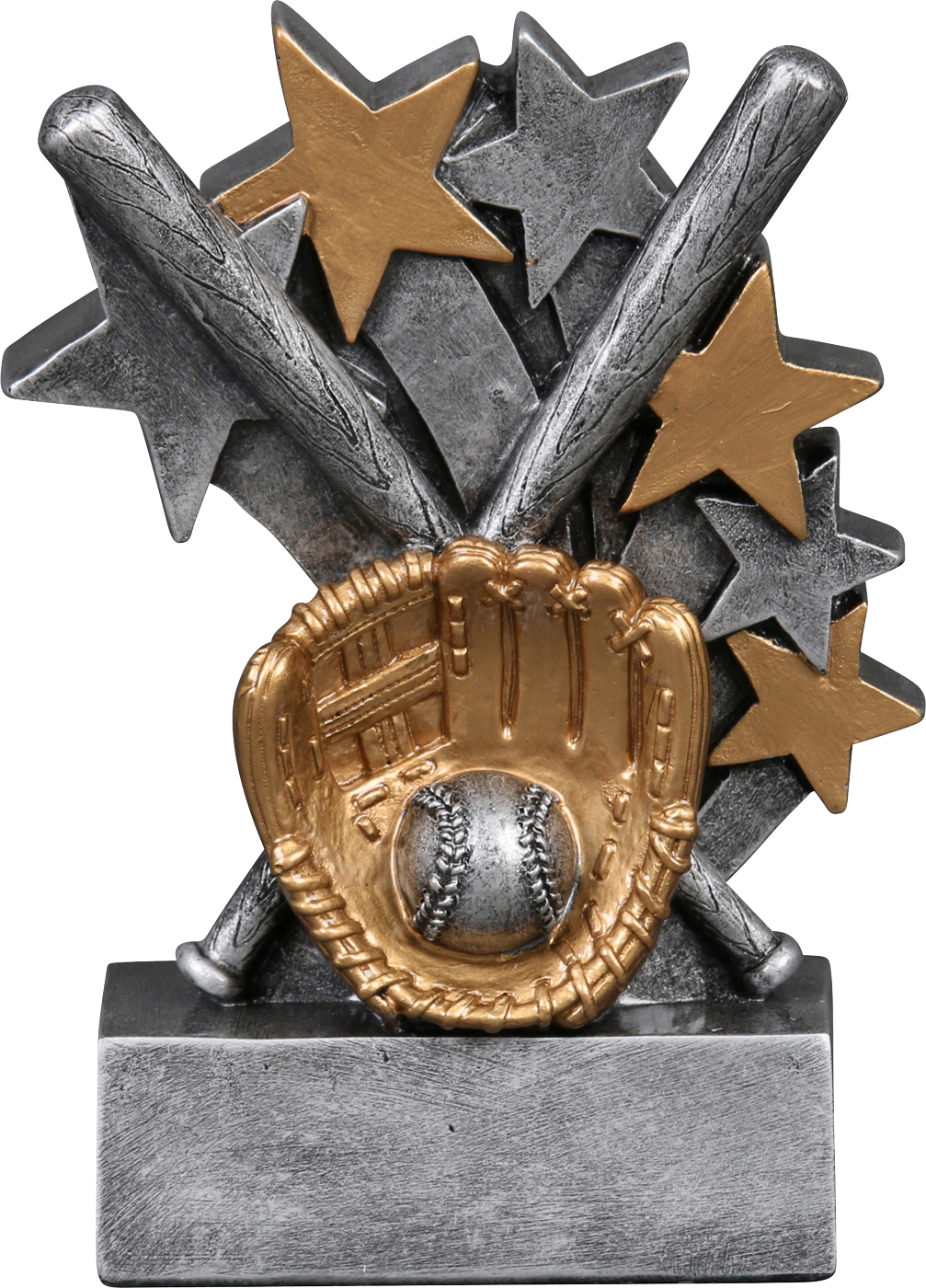 Star Blast Baseball/softball Resin - Baseball (1007x1400), Png Download