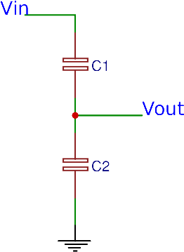 Capacitive Voltage Divider - Electronics (315x412), Png Download