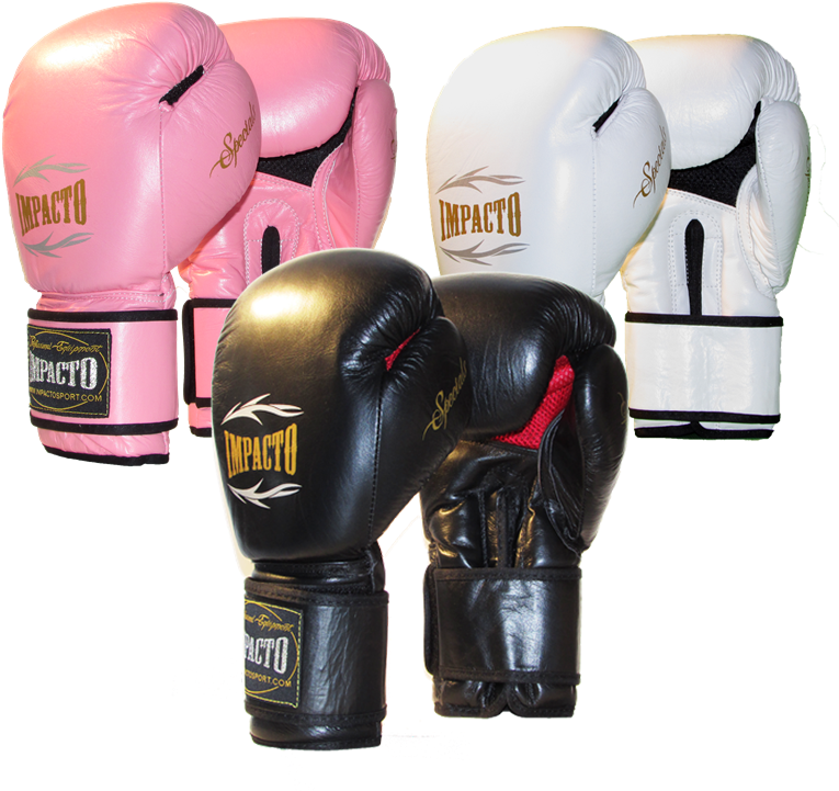 Guantes Para Boxeo Color Rosa Negro Blanco - Guantes Ko (786x753), Png Download