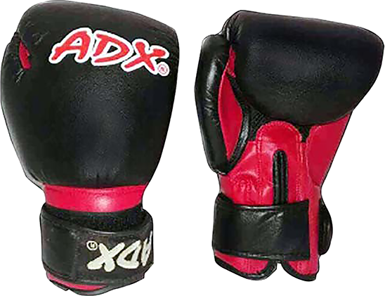 Par De Guantes De Boxeo Color Negro Material Vinil - Boxing (548x421), Png Download