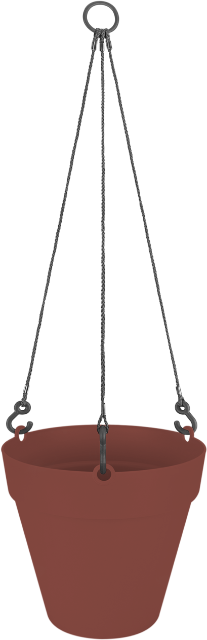 Home > Collection > Loft Urban Hanging Basket - Elho Loft High Urban Square 30 X 30 Cm Anthracite D (750x750), Png Download