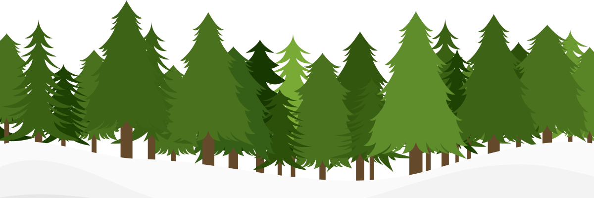 Finding Christ In Christmas - Pine Trees Clipart Png (1200x400), Png Download