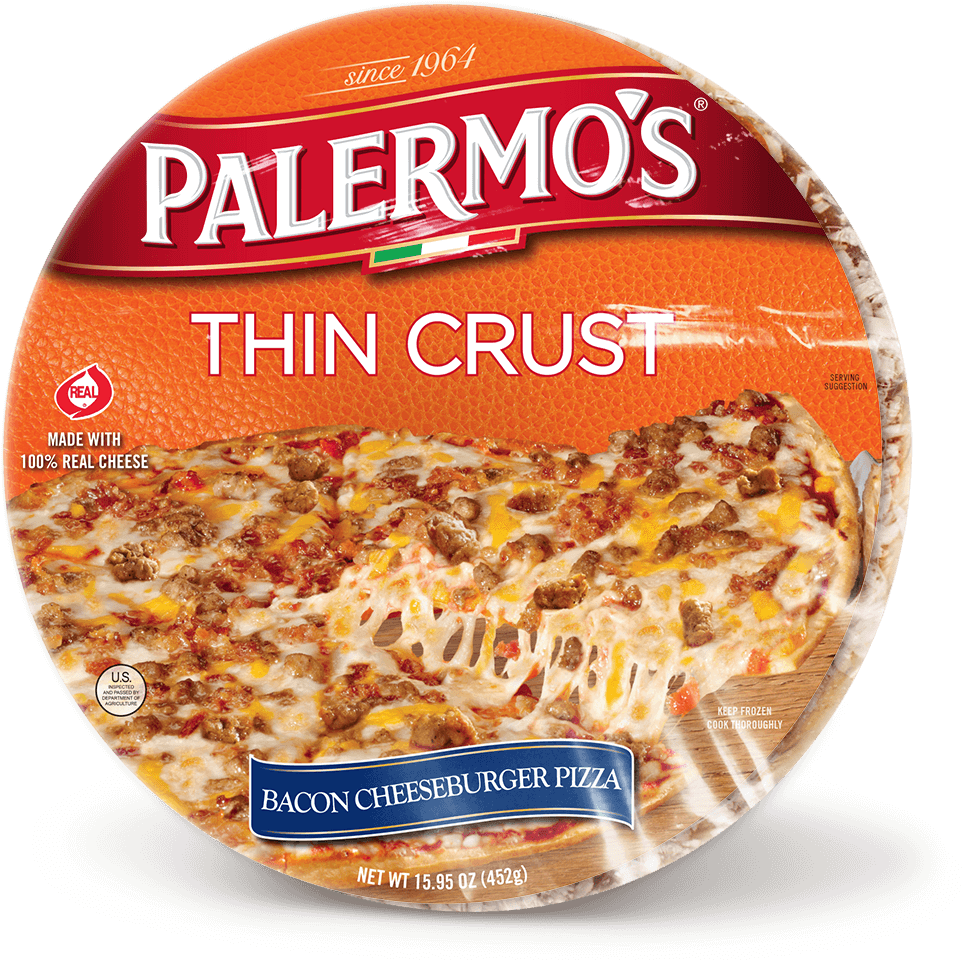 Ingredients - Palermos Pizza, Thin Crust, Supreme - 16.9 Oz (971x959), Png Download