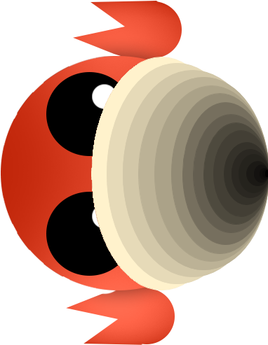 Aqua Crab (the Full Shell Or The Half Shell) - Circle (500x500), Png Download