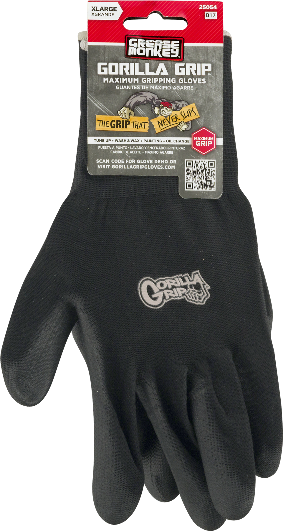 Grease Monkey Gorilla Grip Gloves (1800x1800), Png Download