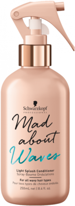 Mad About Waves Light Splash Conditioner - Schwarzkopf Mad About Curls (670x670), Png Download