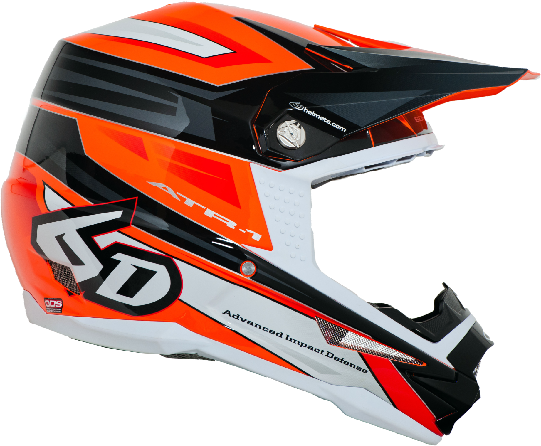 6d Atr 1 Pilot Orang - 6d Atr 1 Helmet Rush Orange (3000x2000), Png Download