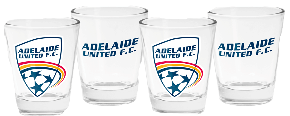 Shot Glasses - Adelaide United A-league Shot Glasses (1000x1000), Png Download