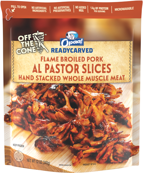 Readycarved™ Pork Al Pastor Slices - Al Pastor (600x645), Png Download