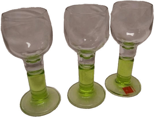 Beautiful Trio Set Of Shot Glasses - Shot Glass (600x450), Png Download