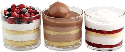 Wide Shot Glasses - Zuppa Inglese (500x333), Png Download