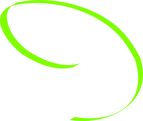 Green Swirl Light Clip Art - Light Green Swirl (600x509), Png Download