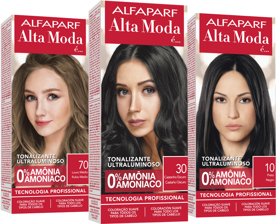Tonalizante-familia - Tintura Alfaparf Alta Moda Cor 7.0 Mel 60g (1050x826), Png Download