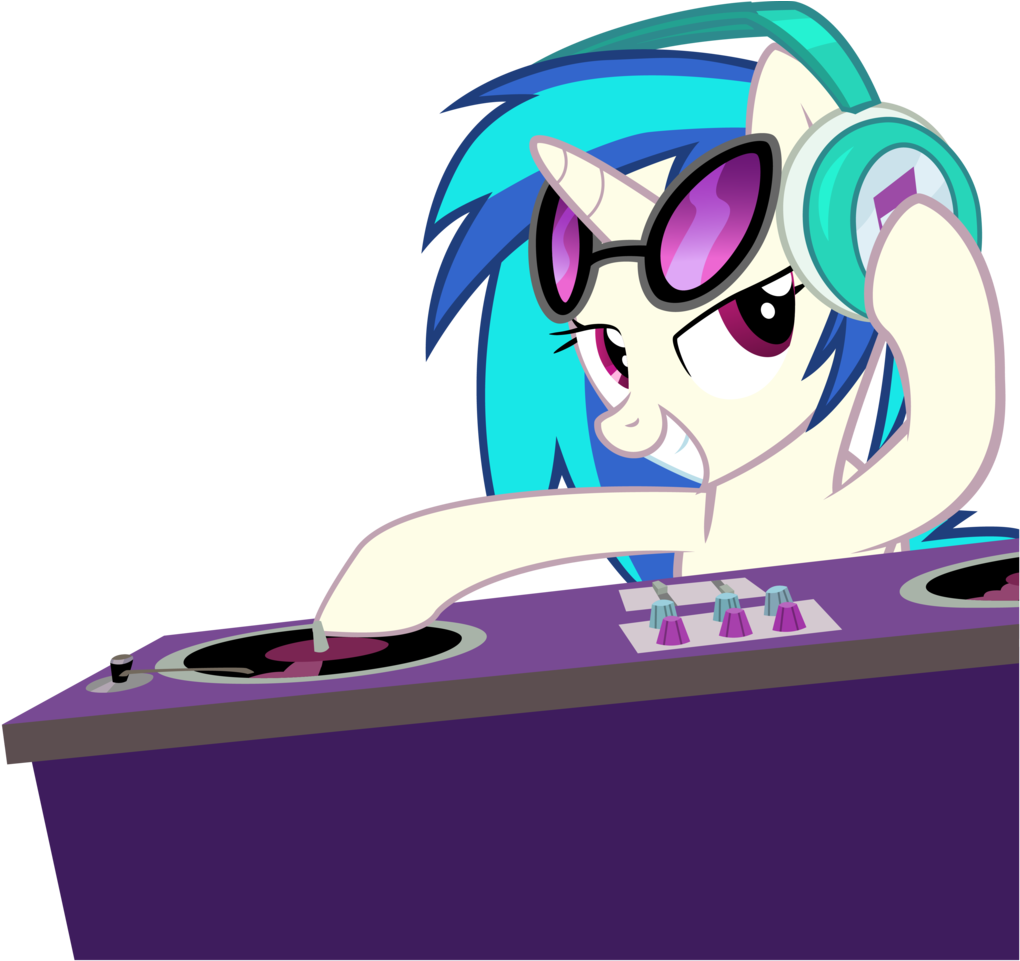Dj Clipart Dj Turntable - My Little Pony: Friendship Is Magic (1077x1024), Png Download
