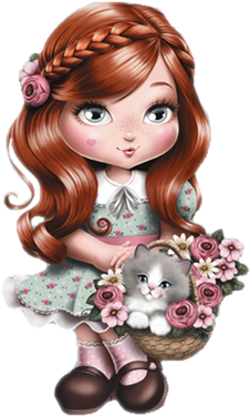 Jolie De Cabelo Castanho Da Tilibra - Desenho Menina Cabelo Castanho (288x480), Png Download