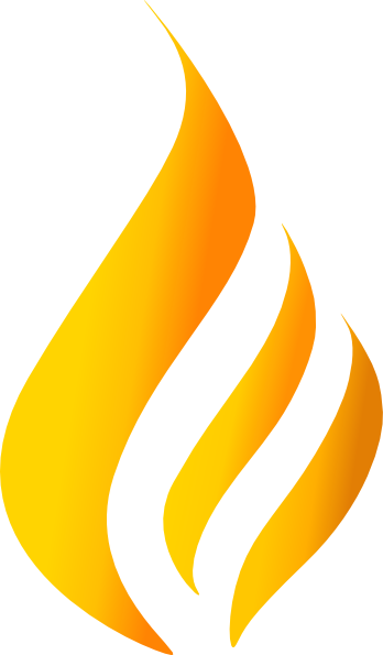 Small - Flame Logo Png (348x595), Png Download