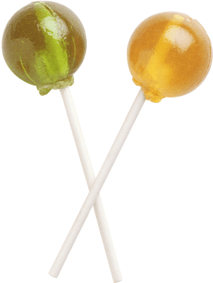 Chupetes Duo - Transparent Lollipop (400x400), Png Download