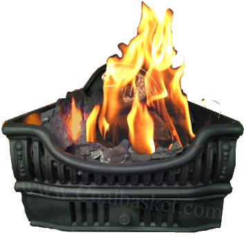 Coal Baskets - Coal Fire Png (377x359), Png Download