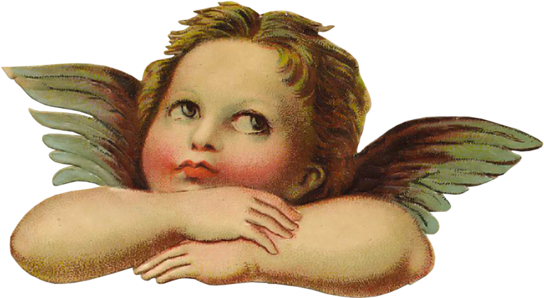 Cosas Para Photoscape - Cupido Vintage Png (800x445), Png Download