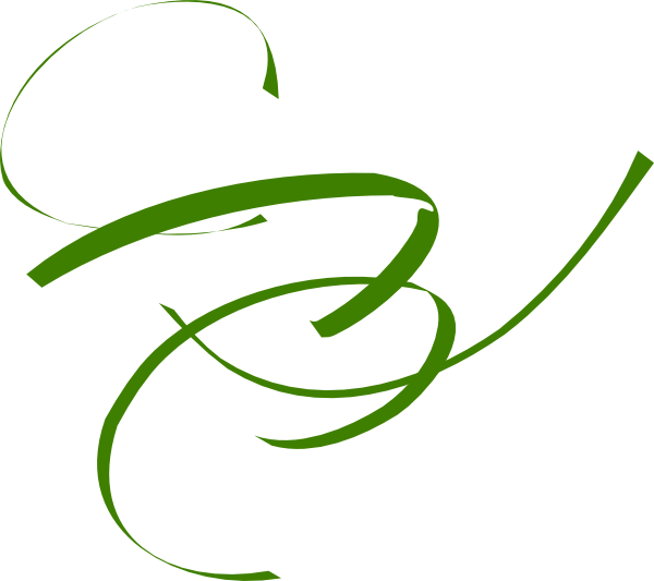 Green Swirl Clip Art At Clker - Bachelorette Party (600x533), Png Download