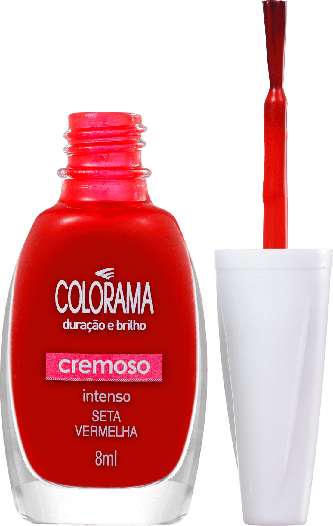 Colorama Forma Em Cor Seta Vermelha - Esmalte Colorama (1107x1750), Png Download