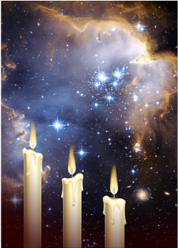A Candlelit Cavity In The Small Magellanic Cloud - Space Stars (640x360), Png Download