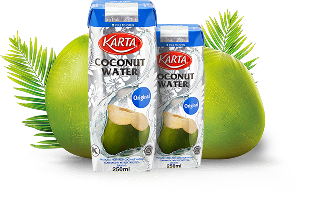 Karta Coconut Water - Obrigado Coconut Water (651x403), Png Download