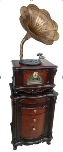 Gramophone And Cabinet - Brisbane (500x500), Png Download