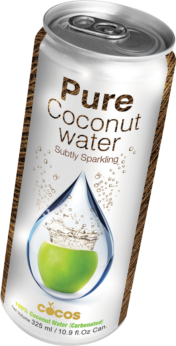 Carbonated Coconut Waterpure Coconut Water - Drink (1476x1949), Png Download