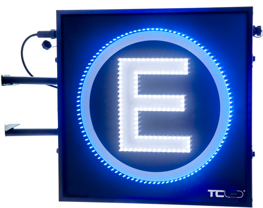 Painel De Led Para Estacionamento (1000x1000), Png Download