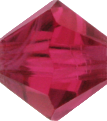 Ruby Quartz Crystal Bead - Crystal (350x395), Png Download