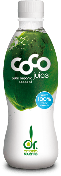 Coconut Water Pure Kokoswasser Pur 330ml - Coco Juice (350x610), Png Download