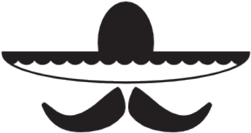 Mexican Trades - Bigote Y Sombrero Mexicano (400x400), Png Download