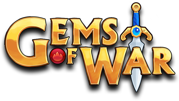 Angry Mob - Gems Of War Logo (600x350), Png Download