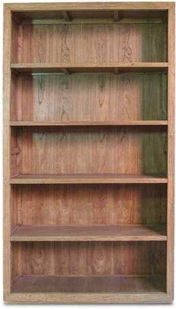 Estanteria/libreria Lineas Rectas En Madera Natural - Bookcase (750x500), Png Download