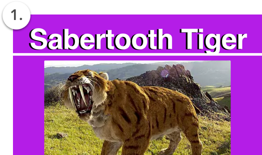 Resilience Is Really Important For Dyslexics Because - Saber Toothed Cat Extinct (545x309), Png Download