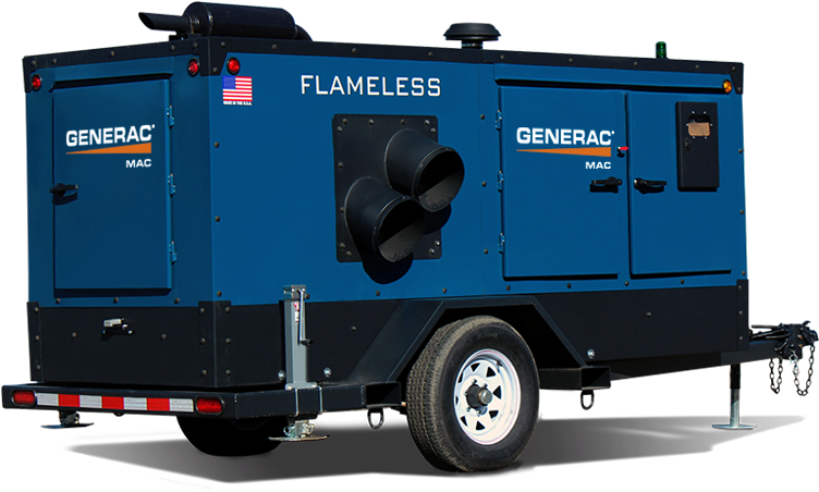 Flameless Air, Indirect Fired And Hydronic Heaters - Mac 750 Flameless Heater (768x480), Png Download