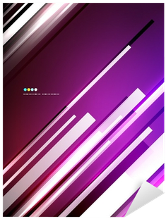 Vinilo Pixerstick La Luz Brillante De Fondo De Líneas - Line (400x400), Png Download