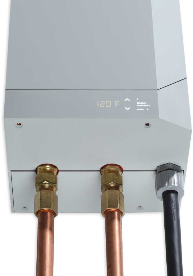 Model 3 Water Heater - Water Heating (674x962), Png Download