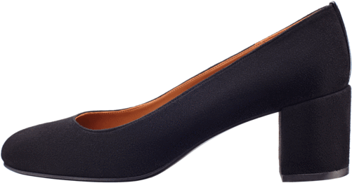 The Heel - Black - Black Heels (500x281), Png Download