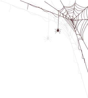 Ojos - Telaraña Blanca Halloween Png (373x389), Png Download