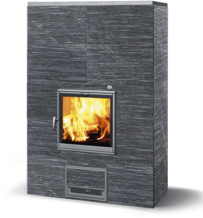 Tulikivi Masonry Heater Grafia Tu2200t/50 - Stove (416x480), Png Download
