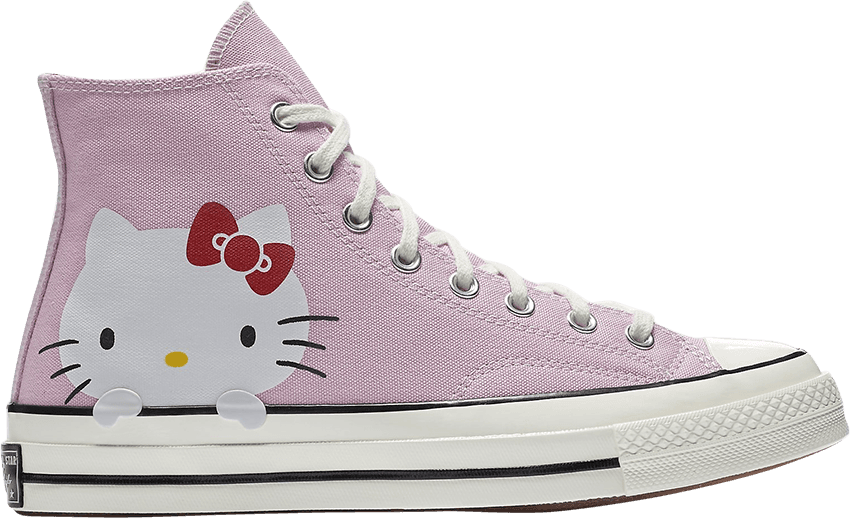 Hello Kitty X Chuck 70 Canvas High Top - Converse (850x518), Png Download