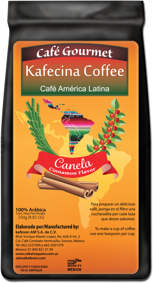 Café Gourmet - Canela - Kafecina - Superior - Ground (746x1024), Png Download