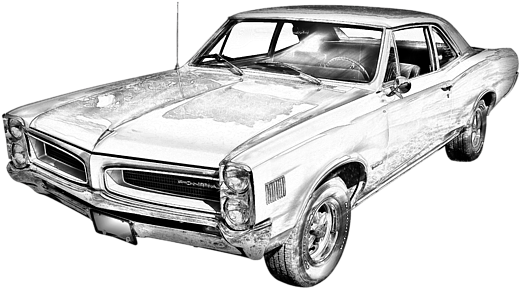 Click And Drag To Re-position The Image, If Desired - Auto-illustration 1966 Pontiacs Le Mans Kaffeetasse (600x400), Png Download