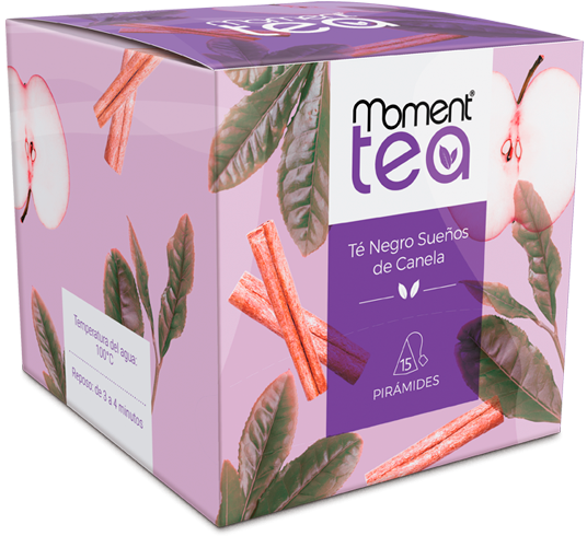 Moment Tea Té Negro Sueños De Canela Premium - Moment Tea (560x1120), Png Download